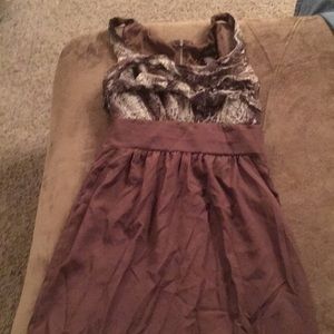 Size small brown dress
